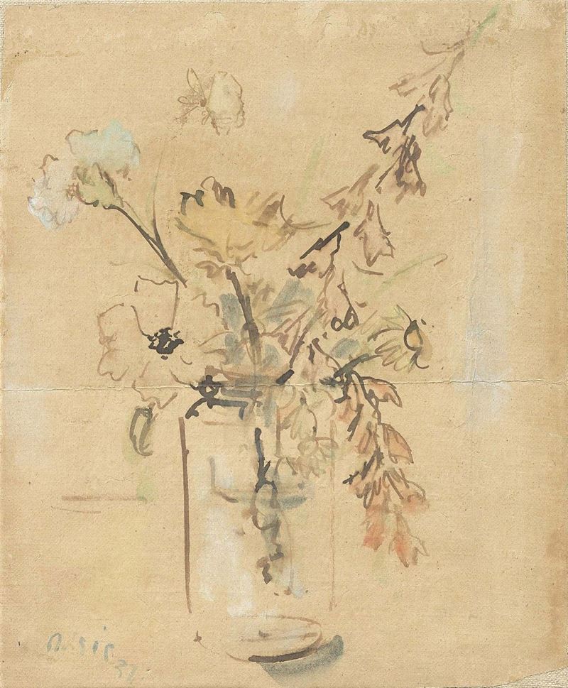 Filippo De Pisis - Fiori in Vaso