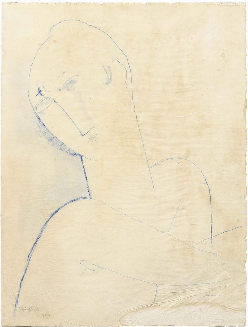 Amedeo Modigliani - Tête