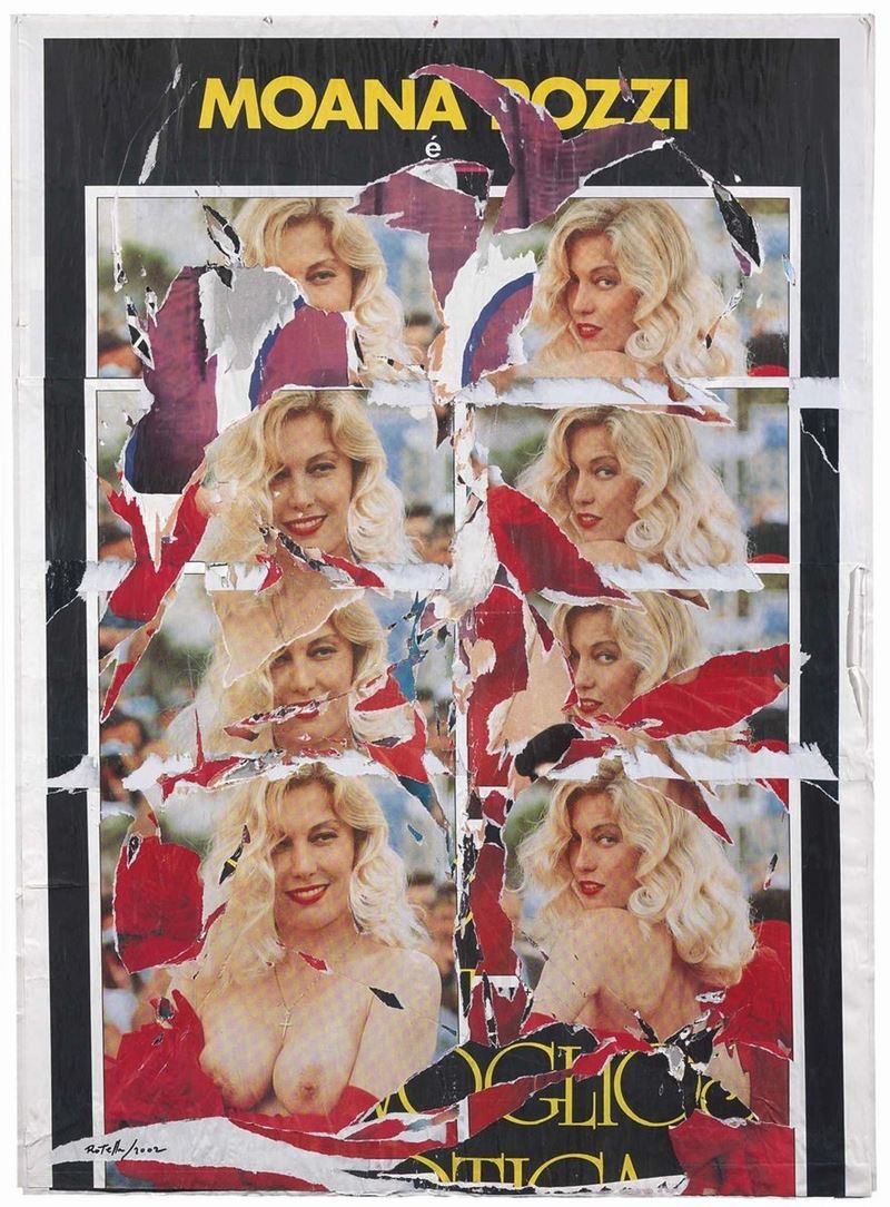 Mimmo Rotella - Moana allo Specchio