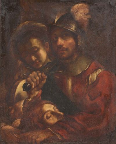 David e Gionata con la Testa di Golia