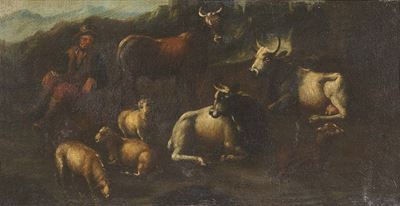 Paesaggio con Pastore e Armenti