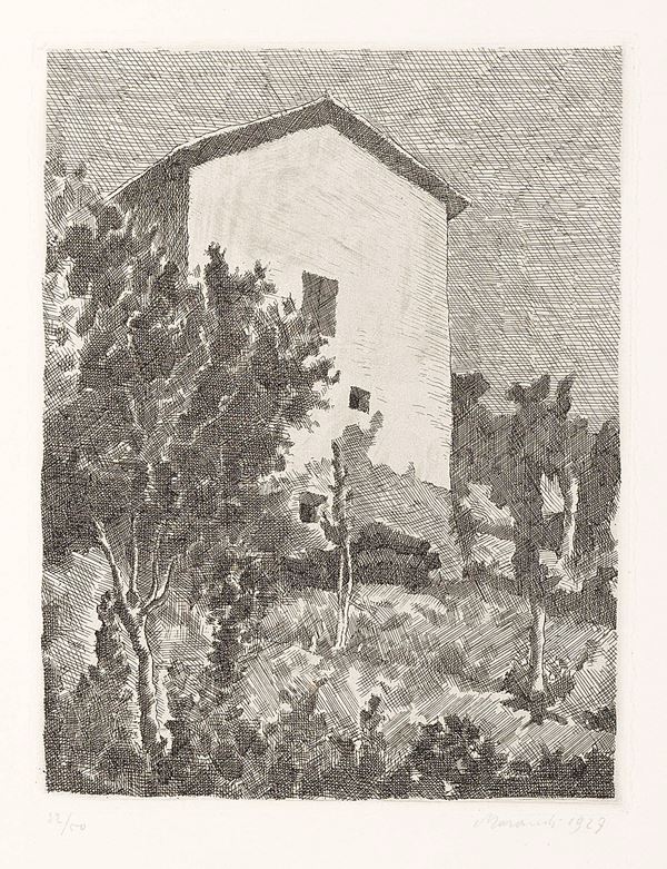 Giorgio Morandi - Paesaggio (Casa a Grizzana)