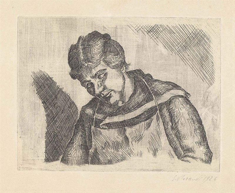 Giorgio Morandi - Figura Femminile Dormiente