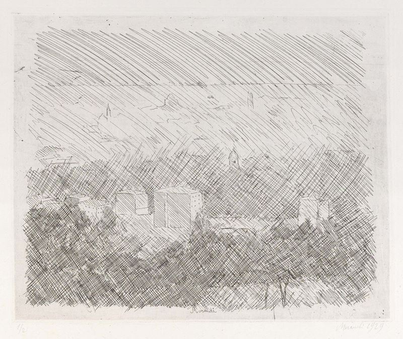 Giorgio Morandi - Paesaggio (pianura di Bologna)