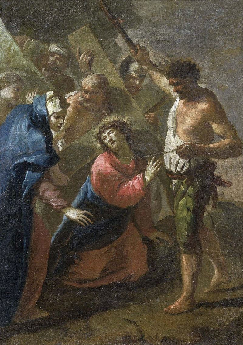 Scuola Lombarda del XVII Secolo - Salita al Calvario