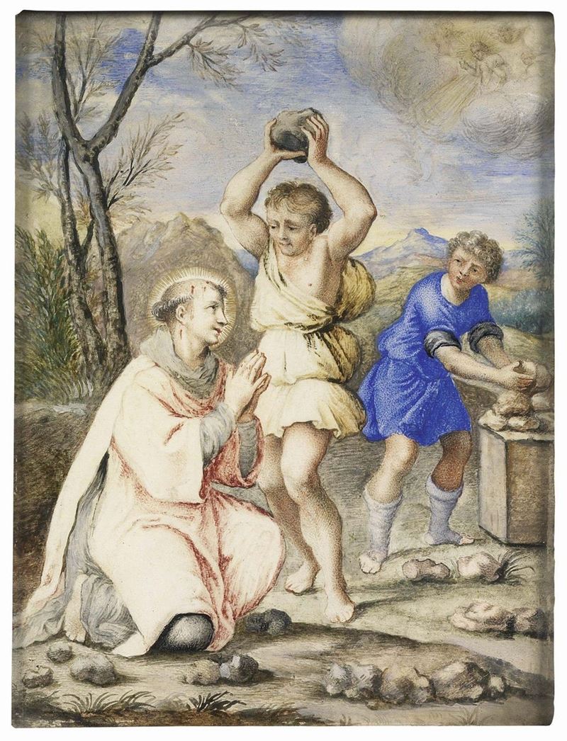 Scuola Italiana del XVII Secolo - Martirio di Santo Stefano
