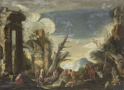 Paesaggio con Rovine e Figure