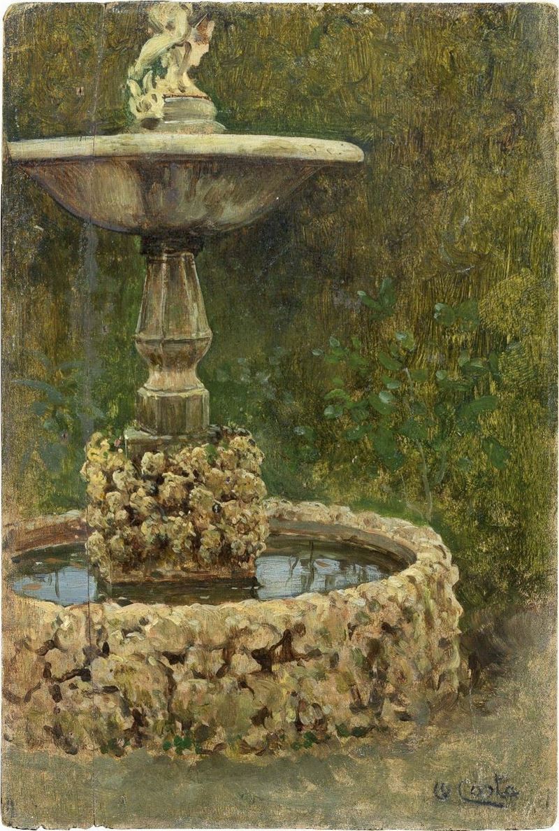 Oreste Costa - Fontana nel Parco