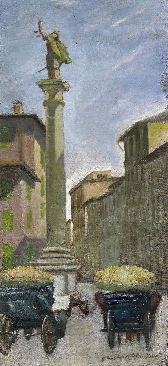 Raffaello Gambogi - Piazza Santa Trinita, Firenze