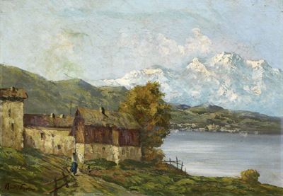 Paesaggio con Lago