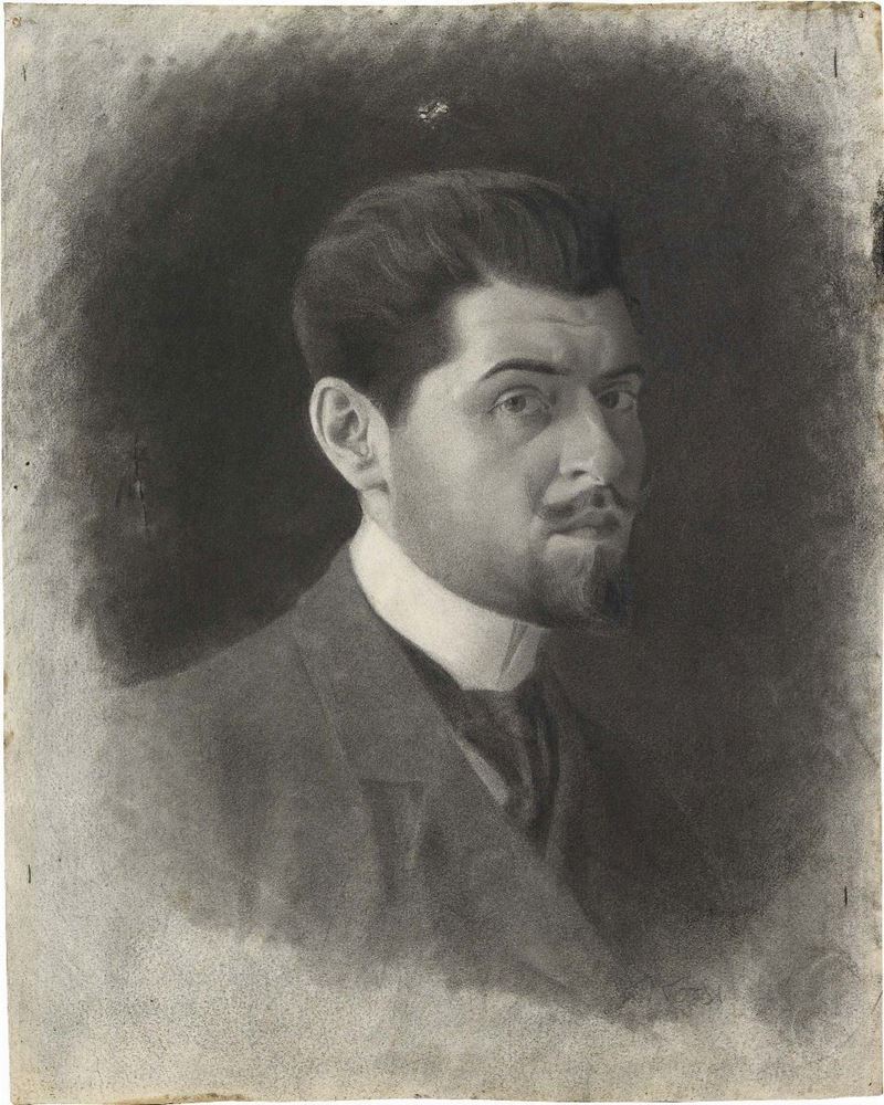 Carlo Corsi - Autoritratto con Barba