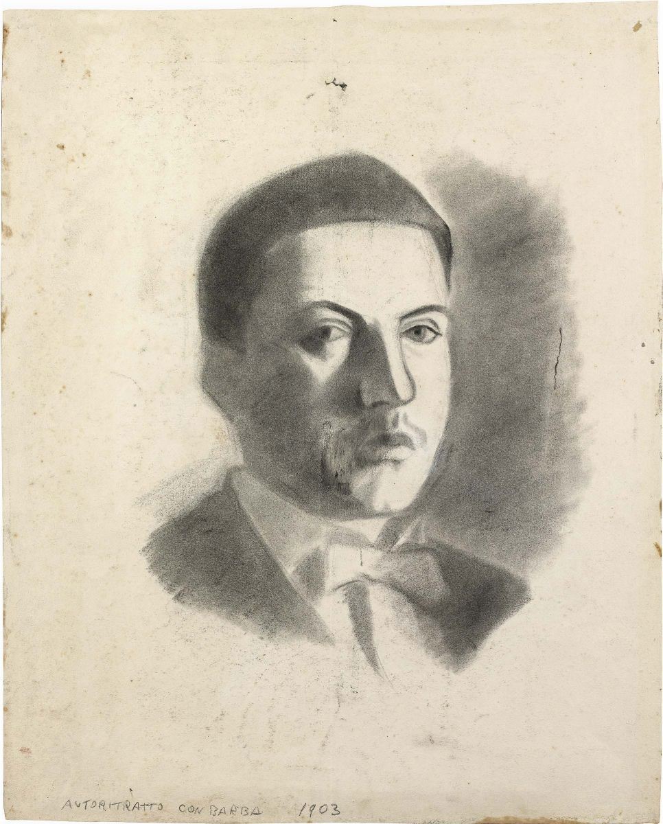 Carlo Corsi - Autoritratto con Barba