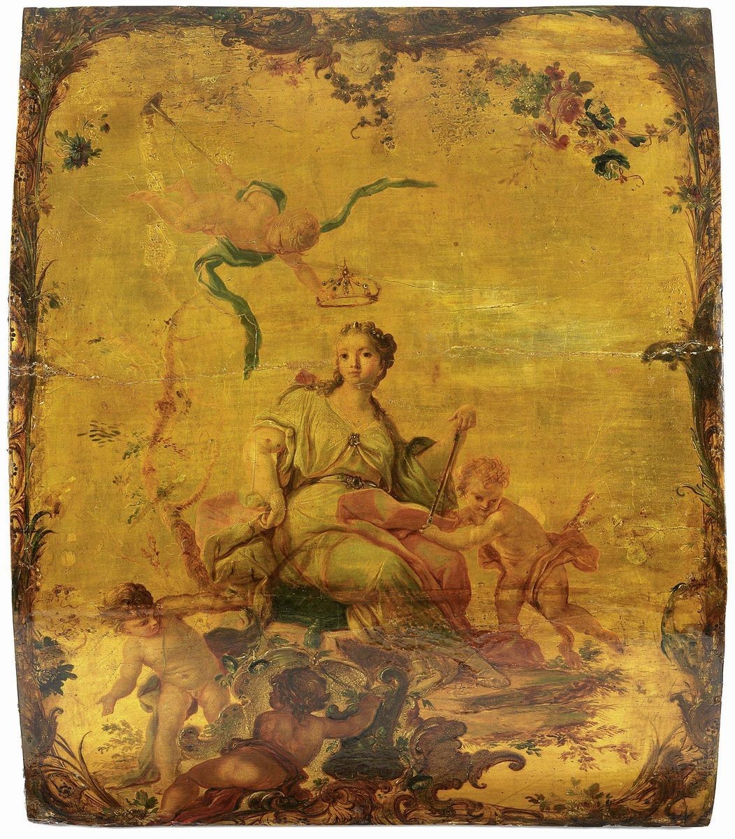 Scuola Napoletana - «allegoria delle Arti» e «allegoria»