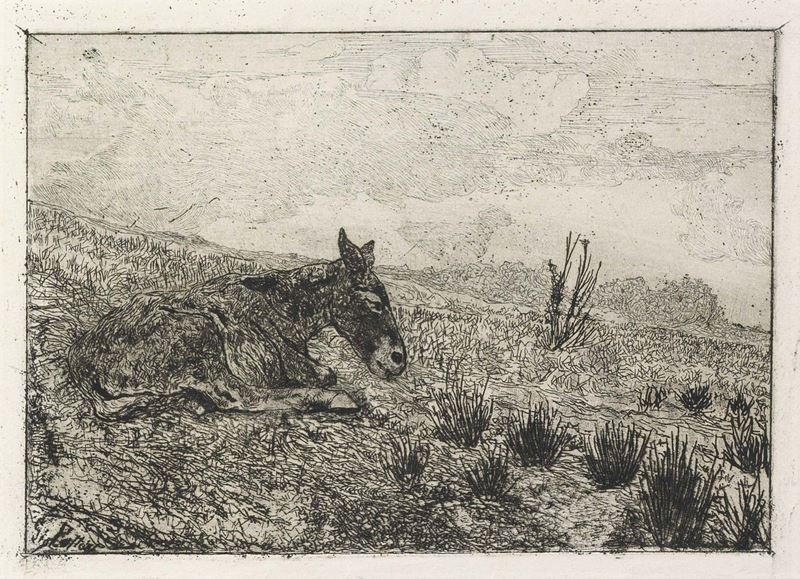 Giovanni Fattori - Somaro in Riposo