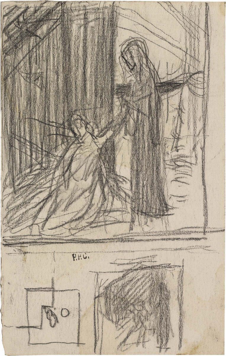 Pierre Puvis De Chavannes - Studio per «la Pitié» di Mosca