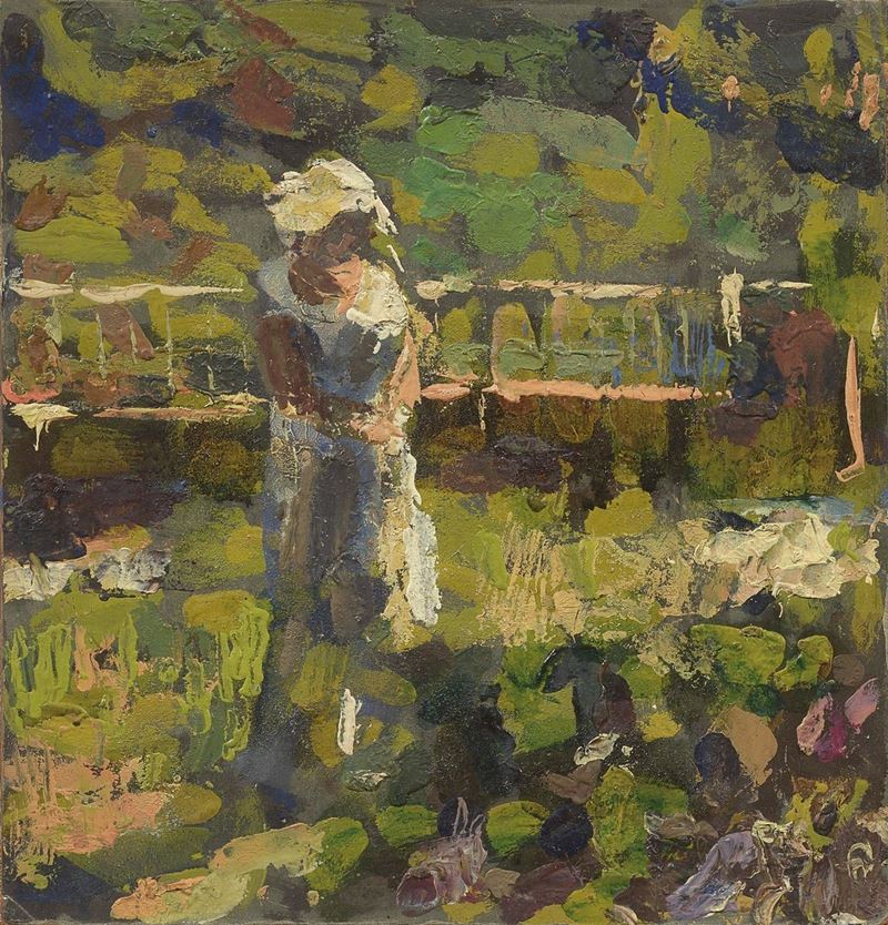 Carlo Corsi - Figura in Giardino