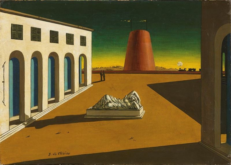 Giorgio De Chirico - Piazza D'italia