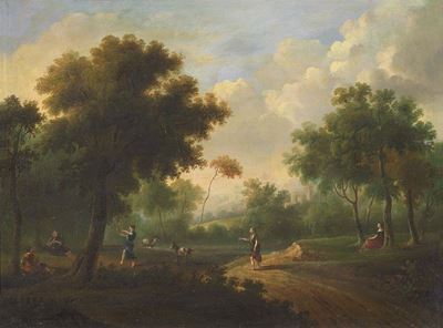 Paesaggio Arcadico con Figure