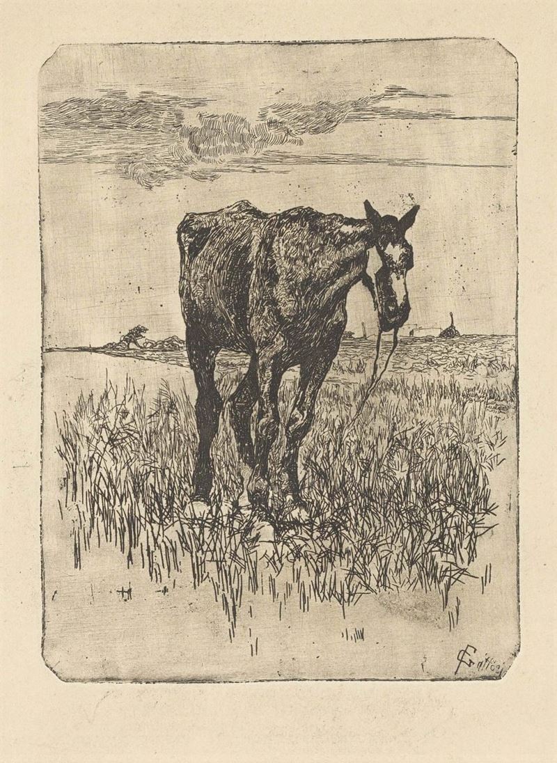 Giovanni Fattori - Il Vecchio Cavallo