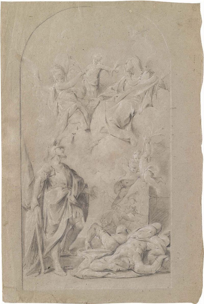 Francesco Monti, Detto il Bolognese - Madonna Col Bambino, San Maurizio e Martiri