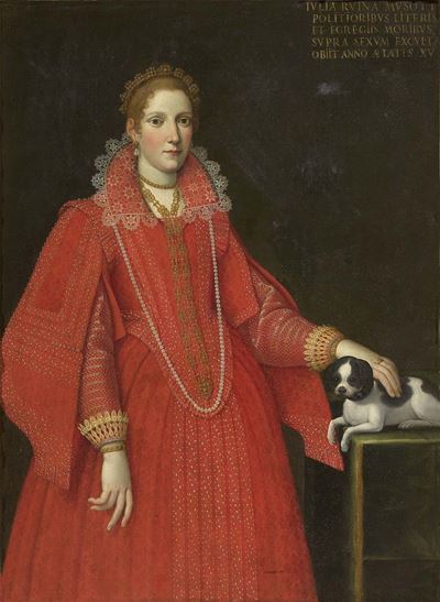 Ritratto di Ruina Musotta Col Cagnolino