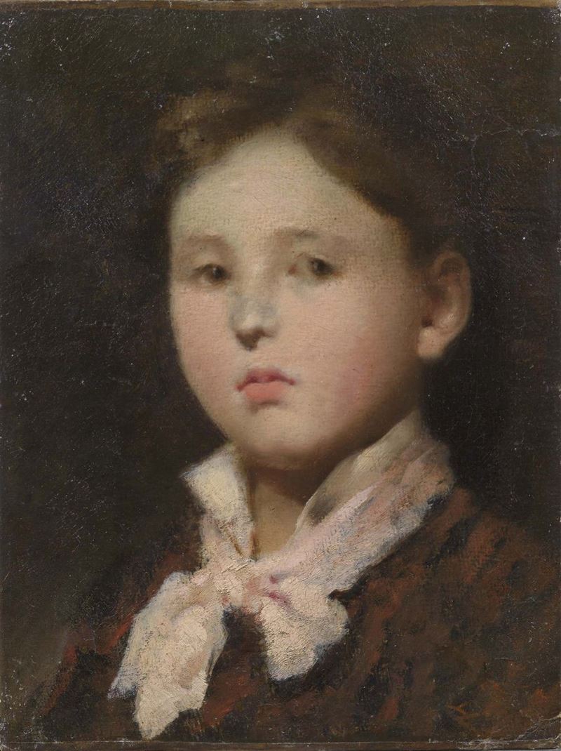 Daniele Ranzoni - Ritratto di Bambina