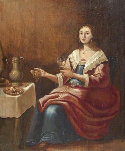 Figura Muliebre a Tavola