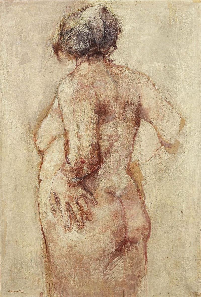 Renzo Vespignani - Nudo di Schiena