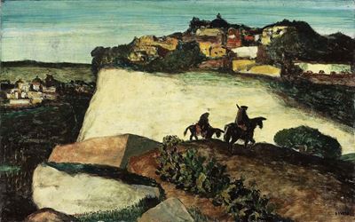 Paesaggio con Figure a Cavallo