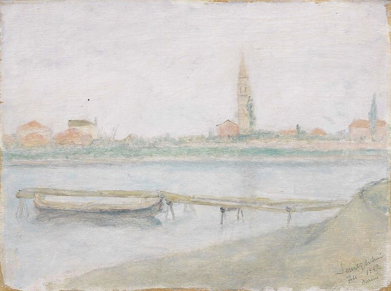 Pio Semeghini - Veduta di Laguna, Burano