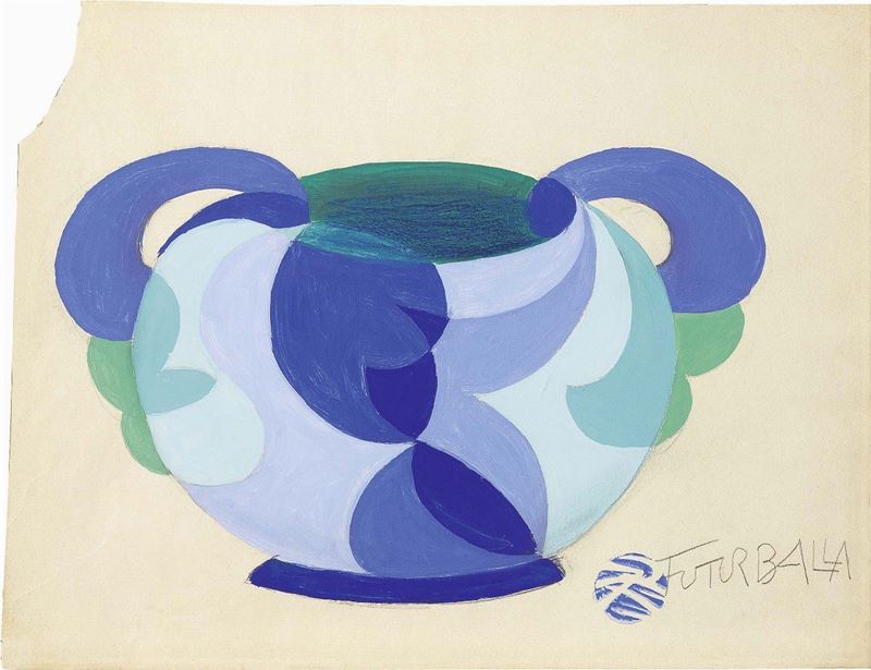 Giacomo Balla - Portafiori - Progetto