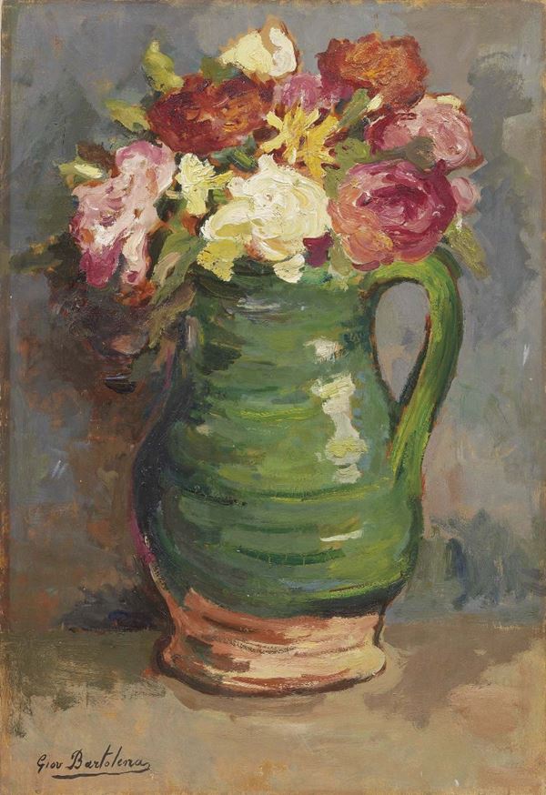 Giovanni Bartolena - Vaso di fiori