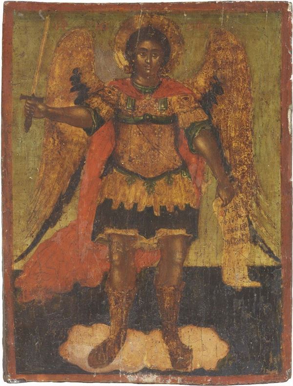 Icona greco-dalmata del XVII secolo - San Michele Arcangelo
