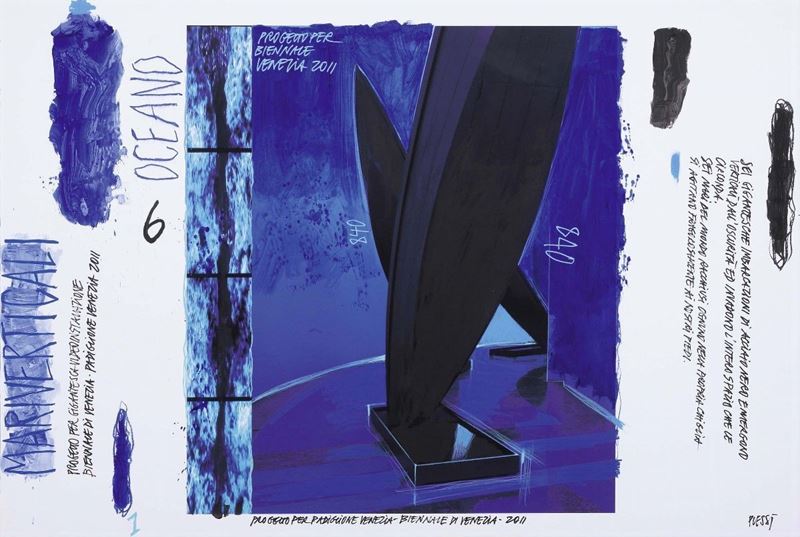 Fabrizio Plessi - Mariverticali, Progetto per la Biennale di Venezia