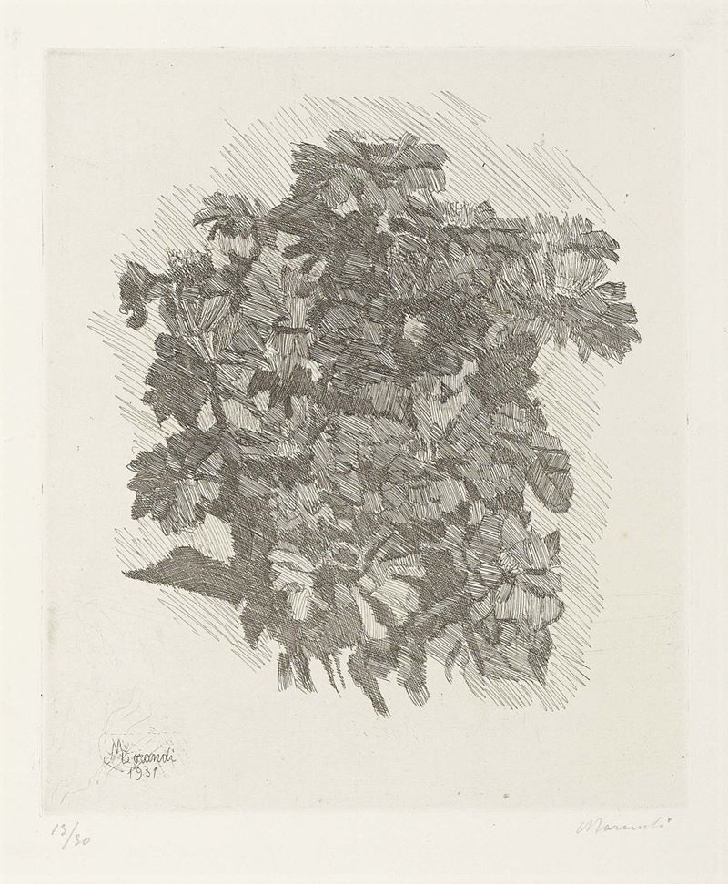 Giorgio Morandi - Gruppo di Zinnie