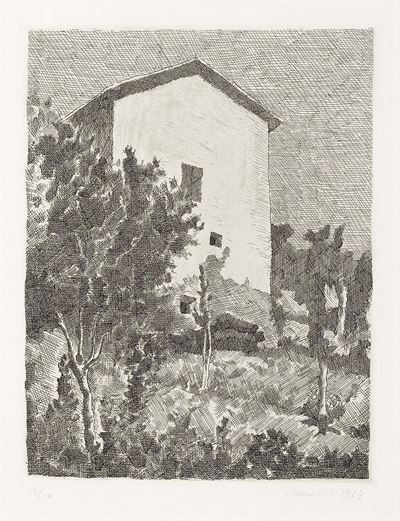 Paesaggio (casa a Grizzana)