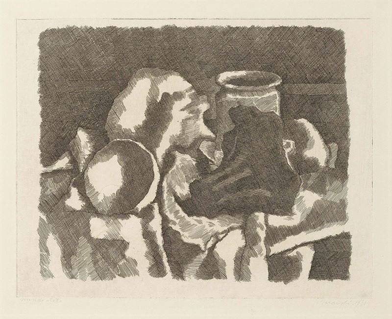 Giorgio Morandi - Natura Morta con il Panneggio