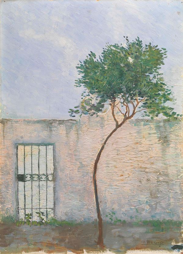 Baccio Maria Bacci - Muro e albero