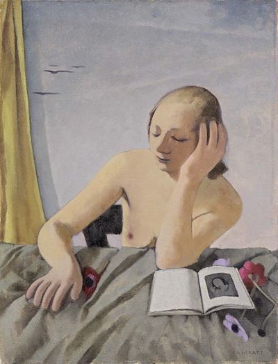 La Giovanetta (con Libro e Anemoni)