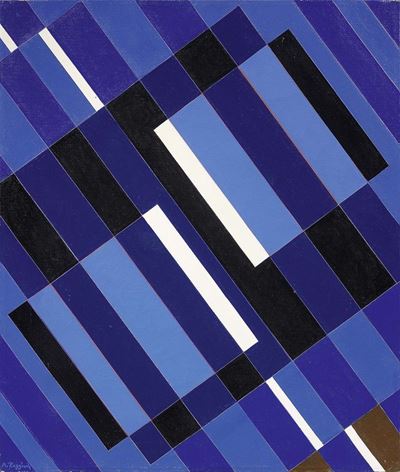 Composizione N. 3 in Bleu