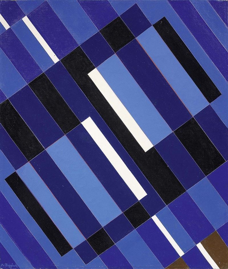 Mauro Reggiani - Composizione N. 3 in Bleu