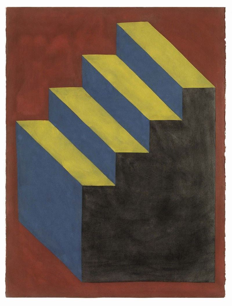 Sol Lewitt - Isometric Figures (steps)