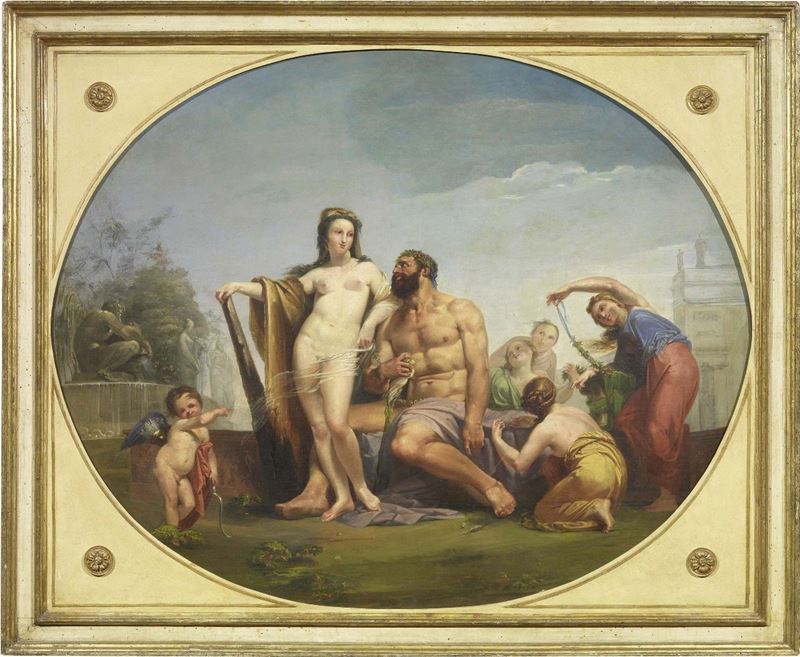 Scuola Neoclassica del XIX Secolo - Eracle e Onfale
