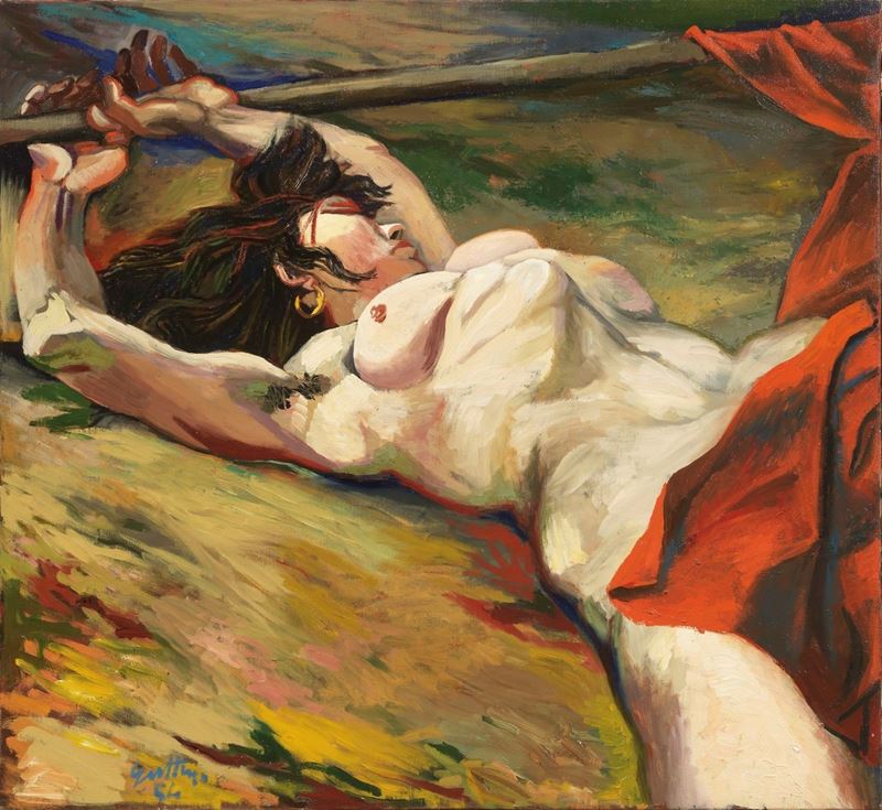 Renato Guttuso - Eroina (L'eroina Garibaldina - Partigiana Assassinata)