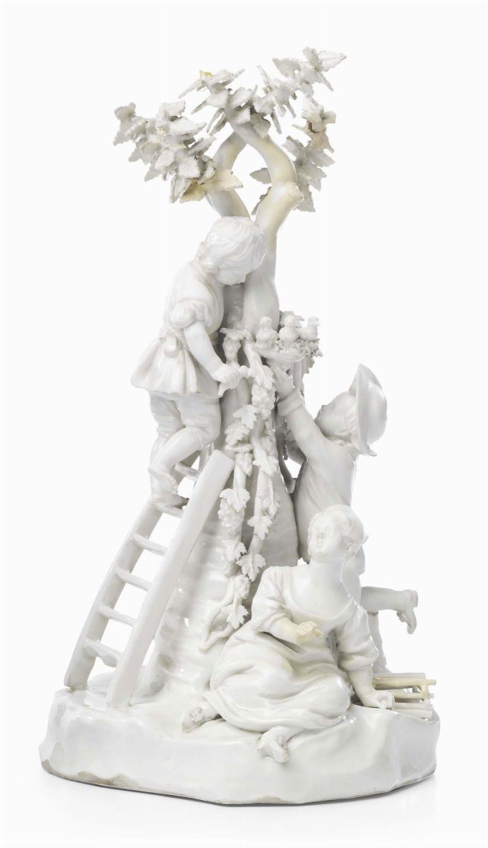 Scultura in Porcellana Bianca