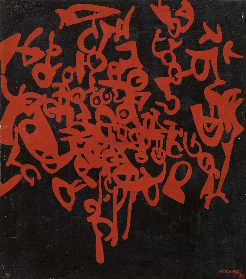Carla Accardi - Rosso Nero