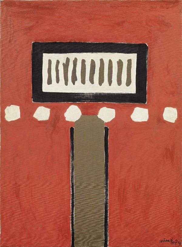 Hsiao Chin : EI-112  (1959)  - Olio su tela - Auction Contemporary Art - I - Casa d'aste Farsettiarte