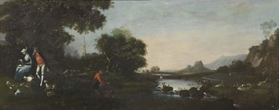 Paesaggio con Scena Galante