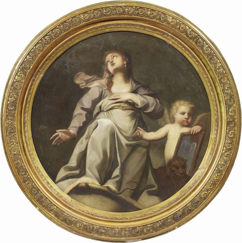 Scuola Emiliana del XVII Secolo - Allegoria della Temperanza