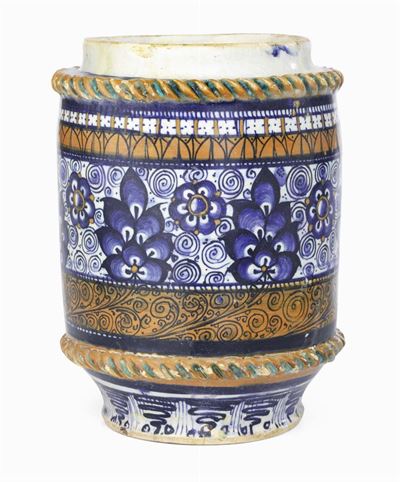 Albarello in Maiolica Policroma